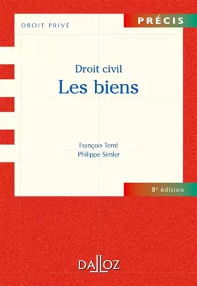 Couverture du produit · Droit civil. Les biens - 8e éd.: Précis