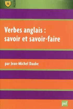 Couverture du produit · Verbes anglais : savoir et savoir-faire