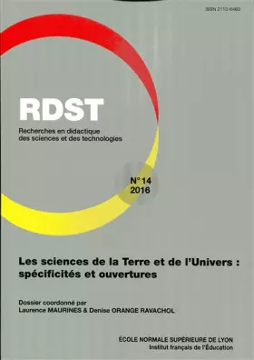 Couverture du produit · Rdst, N 14/2016. les Sciences de la Terre et de l'Univers : Specifici