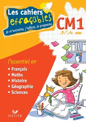 Couverture du produit · Les cahiers effaçables CM1: Je m'entraîne, j'efface, je progresse