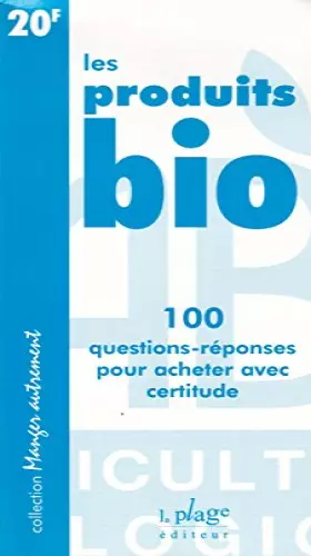 Couverture du produit · Les produits bio