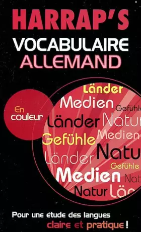 Couverture du produit · Harrap's : Vocabulaire allemand