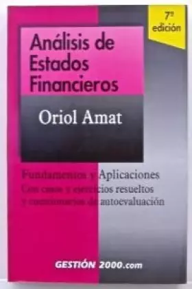 Couverture du produit · Analisis de estados financieros