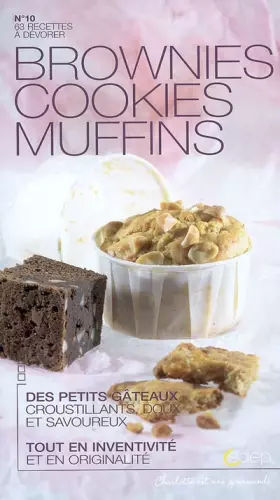 Couverture du produit · Brownies, cookies, muffins