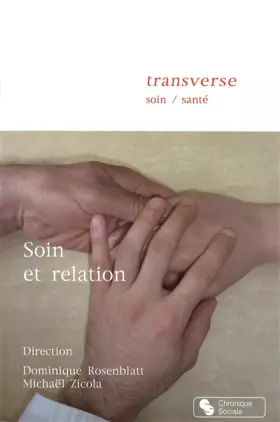 Couverture du produit · Soin et relation