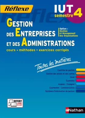 Couverture du produit · Gestion des Entreprises et des Administrations - S4 - Option GMO - Toutes les matières