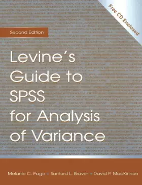 Couverture du produit · Levine's Guide to SPSS for Analysis of Variance
