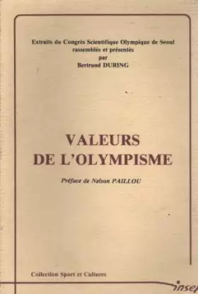 Couverture du produit · Valeurs de l'olympisme