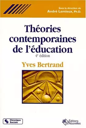 Couverture du produit · Théories contemporaines de l'éducation