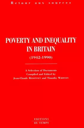 Couverture du produit · Poverty and Inequality in Britain, 1942-1990