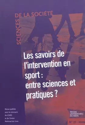 Couverture du produit · Savoirs de l'intervention en sport entre sciences et pratiques