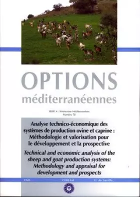 Couverture du produit · Analyse technico-economique des systemes de production ovine et caprine... (options mediterraneennes