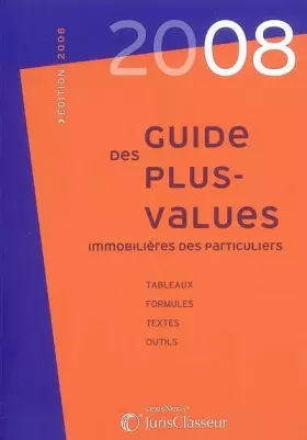 Couverture du produit · Guide des plus-values immobilières des particuliers (ancienne édition)