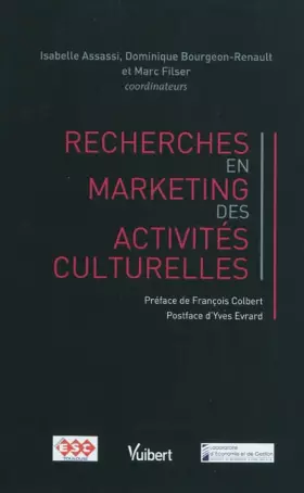 Couverture du produit · Recherches en marketing des activités culturelles