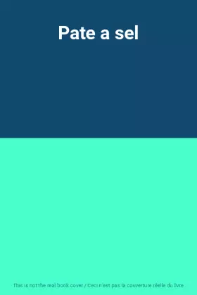 Couverture du produit · Pate a sel