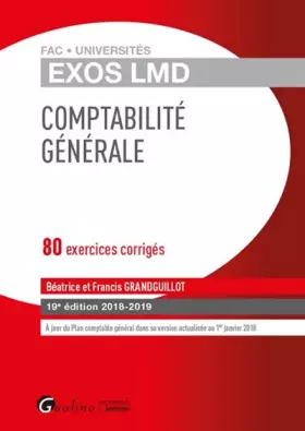 Couverture du produit · Comptabilite générale: 80 exercices corrigés