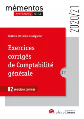 Couverture du produit · Exercices corrigés de comptabilité générale