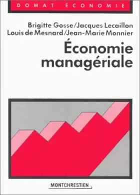 Couverture du produit · Économie managériale