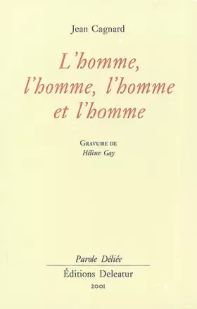 Couverture du produit · L'homme, l'homme, l'homme et l'homme