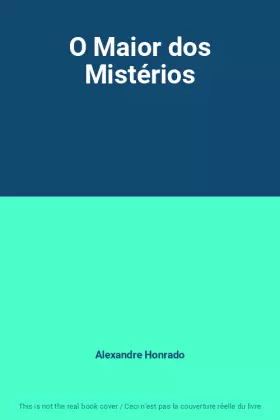 Couverture du produit · O Maior dos Mistérios