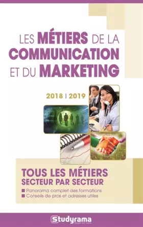 Couverture du produit · Les métiers de la communication et du marketing