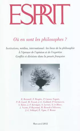Couverture du produit · Esprit, N° 383, mars-avril 2 : Où en sont les philosophes ?