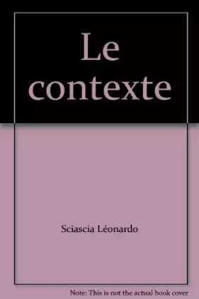Couverture du produit · Le contexte