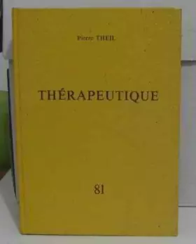Couverture du produit · Thérapeutique