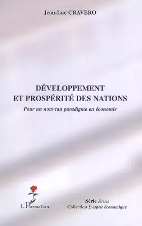 Couverture du produit · Développement et prospérité des nations : Pour un nouveau paradigme en économie