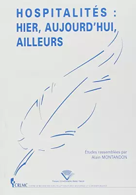Couverture du produit · Hospitalités : hier, aujourd'hui, ailleurs