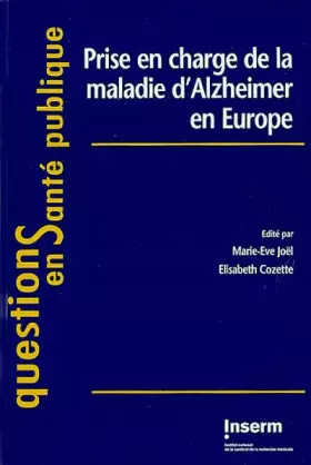 Couverture du produit · Prise en charge de la maladie d'Alzheimer en Europe