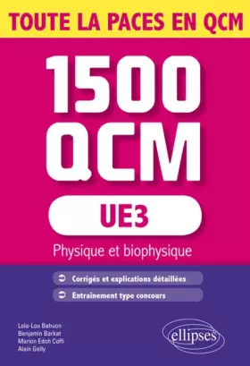Couverture du produit · UE3 - 1500 QCM