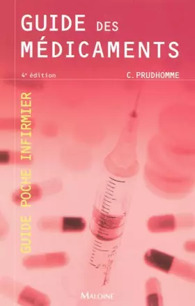Couverture du produit · Guide des médicaments