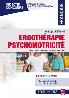 Couverture du produit · Ergothérapie - Psychomotricité: Français
