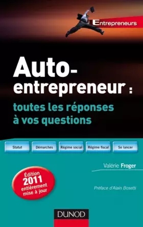 Couverture du produit · Auto-entrepreneur : toutes les réponses à vos questions - 2e édition