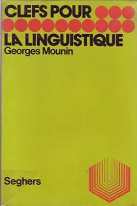 Couverture du produit · Clés pour la linguistique