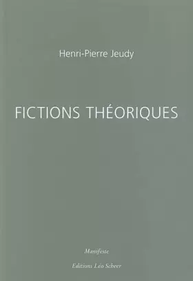 Couverture du produit · Fictions Theoriques