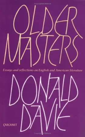Couverture du produit · Older Masters: Essays and Reflections on English and American Literature