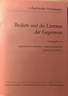 Couverture du produit · Beckett und die Literatur der Gegenwart