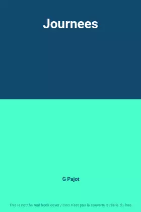 Couverture du produit · Journees