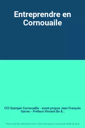 Couverture du produit · Entreprendre en Cornouaile