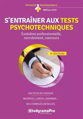 Couverture du produit · S'entraîner aux tests psychotechniques: Evolution professionnelle, recrutement, concours