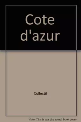Couverture du produit · Cote D'Azur