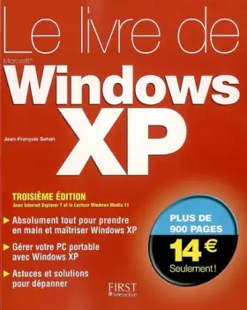 Couverture du produit · Le livre de Windows XP