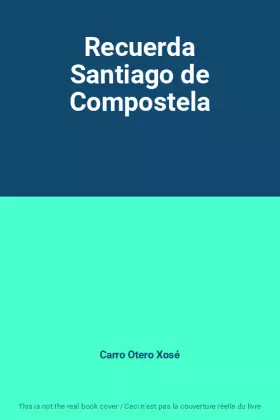 Couverture du produit · Recuerda Santiago de Compostela