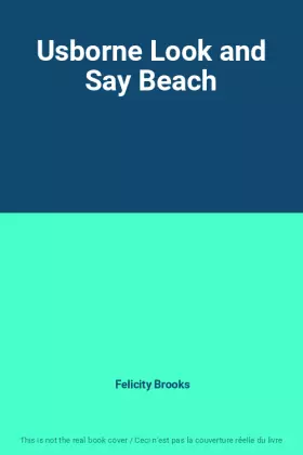 Couverture du produit · Usborne Look and Say Beach