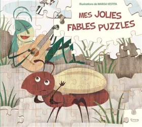 Couverture du produit · Mes jolies fables puzzles : 5 puzzles de 56 pièces