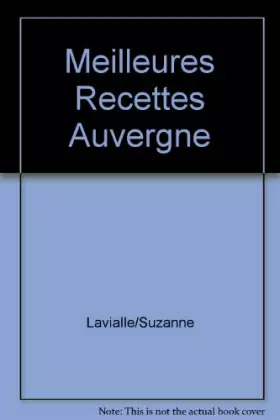 Couverture du produit · Les meilleures recettes d'Auvergne
