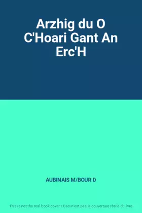 Couverture du produit · Arzhig du O C'Hoari Gant An Erc'H