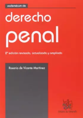 Couverture du produit · Vademécum de derecho penal